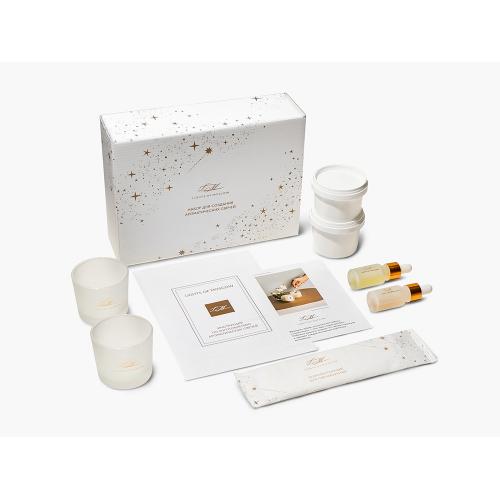 Набор для создания 2-х ароматических свечей: амбра и табак/маракуйя; - купить необычные подарки в Воронеже