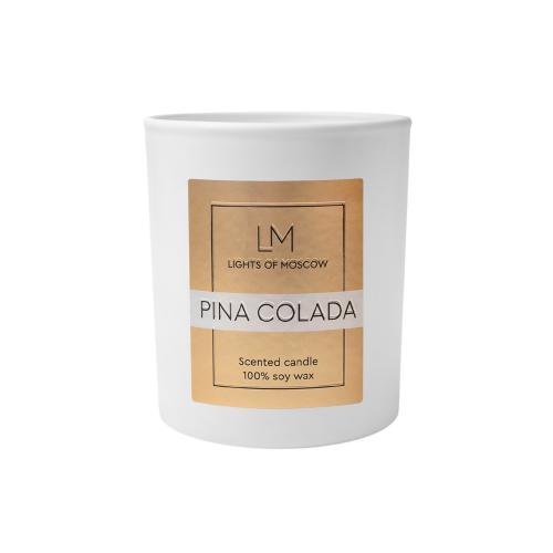 Ароматическая свеча в белом стакане, пина колада, 250 мл; - купить именные сувениры в Воронеже