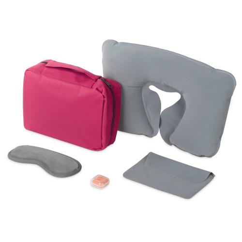 Набор для путешествий Comfy Flight, фуксия