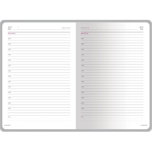 Ежедневник недатированный А5 Sidney Nebraska, синий ; - купить подарки с логотипом в Воронеже