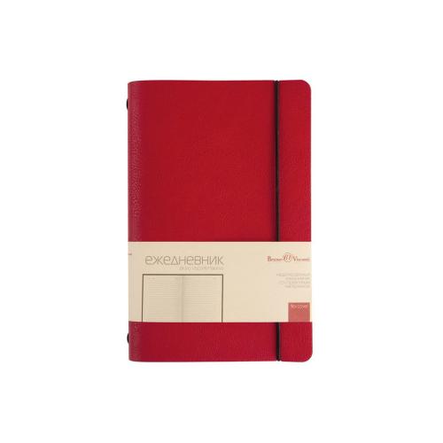 Ежедневник недатированный А5 Palermo, красный
