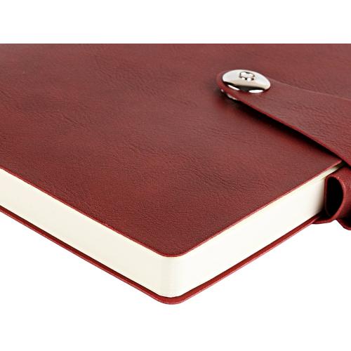 Ежедневник недатированный  А5 PRIMAVERA бордовый; - купить именные сувениры в Воронеже