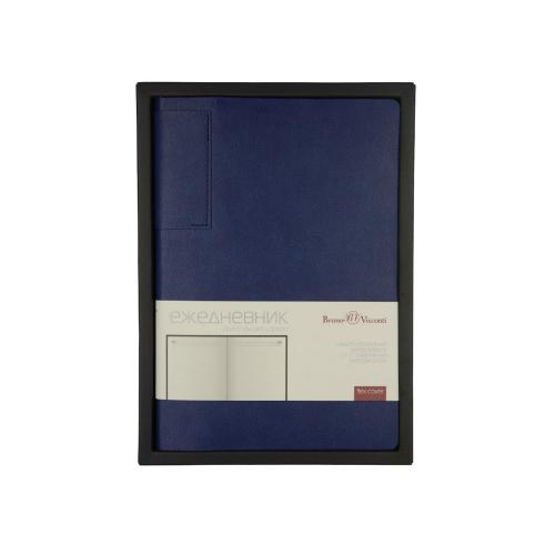 Ежедневник недатированный  А5 LONDON синий; - купить именные сувениры в Воронеже