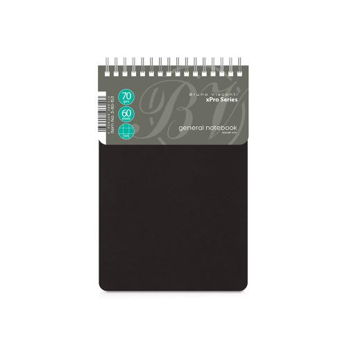 Бизнес - блокнот А5 (135 х 198 мм.) xPro 60 л., черный
