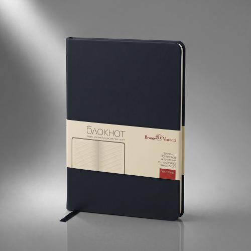 Блокнот А5 Megapolis Flex Velvet, темно-синий Navy
