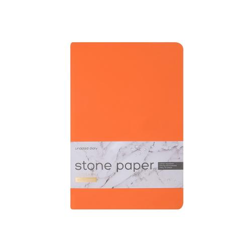 Ежедневник с каменной бумагой недатированный А5 Carrara; - купить необычные подарки в Воронеже