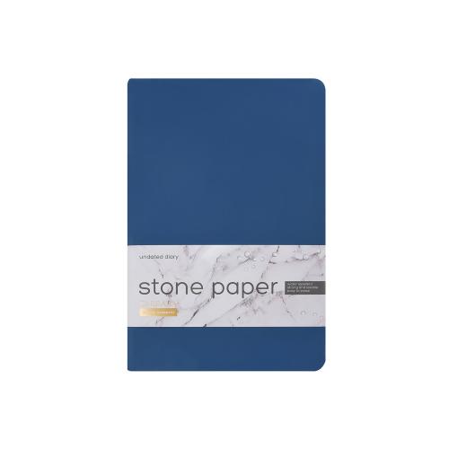 Ежедневник с каменной бумагой недатированный А5 Carrara; - купить необычные подарки в Воронеже