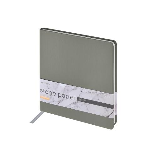 Еженедельник с каменной бумагой А5+ Carrara, серый