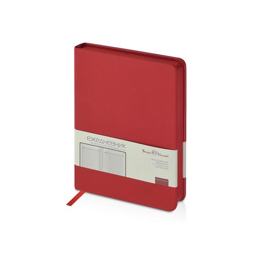 Ежедневник недатированный А6+ Megapolis Color, красный
