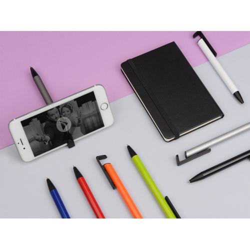 Ручка-подставка шариковая Кипер Металл; - купить подарки с логотипом в Воронеже