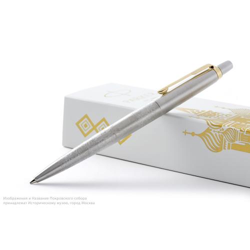 Шариковая ручка Parker Jotter Russia SE, цвет: St. Steel GT; - купить подарки с логотипом в Воронеже