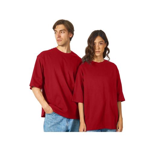 Футболка Berlin к/р оверсайз, 100% хлопок, 180гр, красный