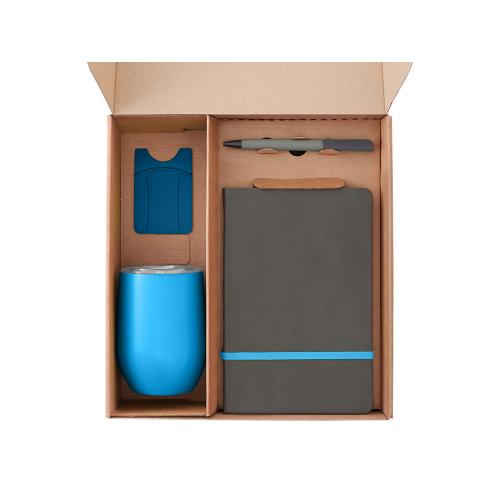 Набор с термокружкой, блокнотом, ручкой и ланчбоксом Refreshment; - купить необычные подарки в Воронеже