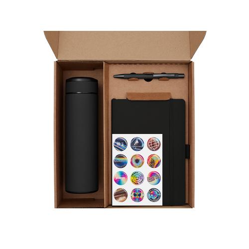 Подарочный набор с термосом, блокнотом, ручкой и чаем; - купить необычные подарки в Воронеже