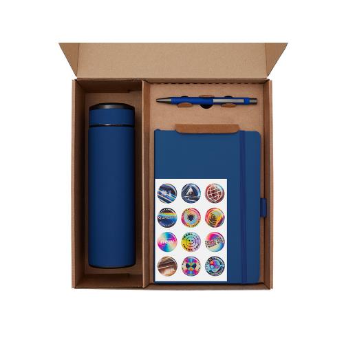 Подарочный набор с термосом, блокнотом, ручкой и чаем; - купить необычные подарки в Воронеже