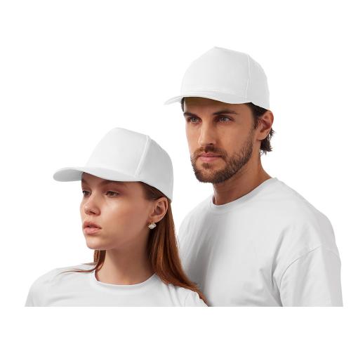 Бейсболка Mix 5-ти панельная 180 гр, белый