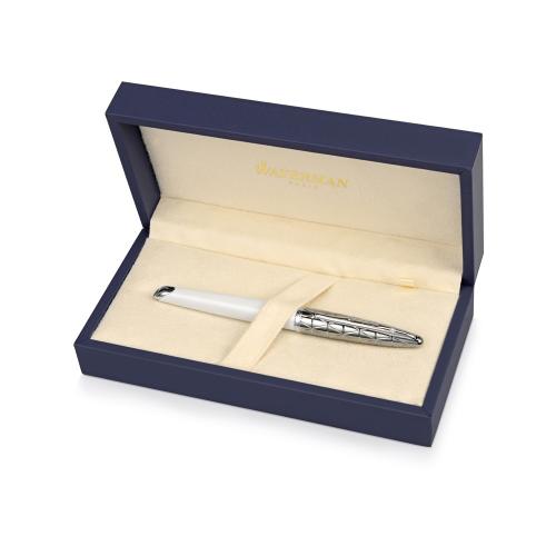 Ручка-роллер Waterman Carene, цвет: Contemporary white ST; - купить подарки с логотипом в Воронеже