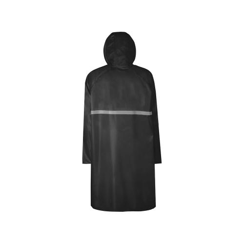 Длинный дождевик Lanai  из полиэстера со светоотражающей тесьмой; - купить именные сувениры в Воронеже
