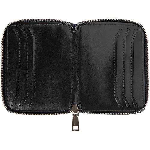 Картхолдер на молнии для 8 пластиковых карт с RFID защитой Fabrizio; - купить именные сувениры в Воронеже