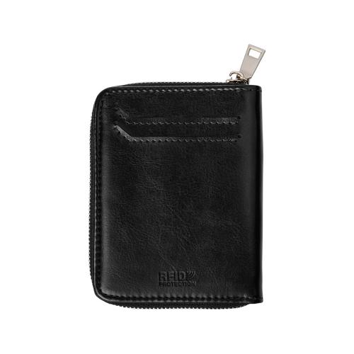 Картхолдер на молнии для 8 пластиковых карт с RFID защитой Fabrizio; - купить необычные сувениры в Воронеже