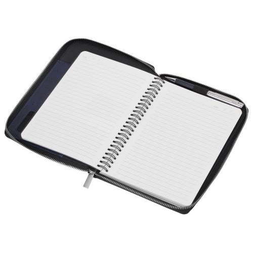 Бизнес-блокнот на молнии А5 Fabrizio, 80 листов; - купить именные сувениры в Воронеже