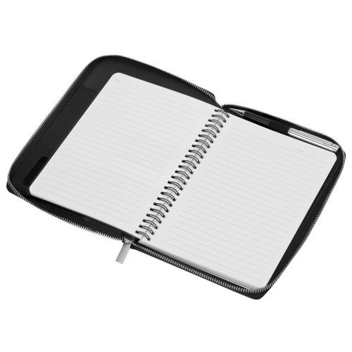 Бизнес-блокнот на молнии А5 Fabrizio, 80 листов; - купить именные сувениры в Воронеже