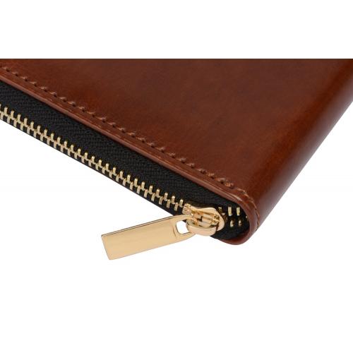 Бизнес-блокнот на молнии А5 Fabrizio, 80 листов; - купить подарки с логотипом в Воронеже