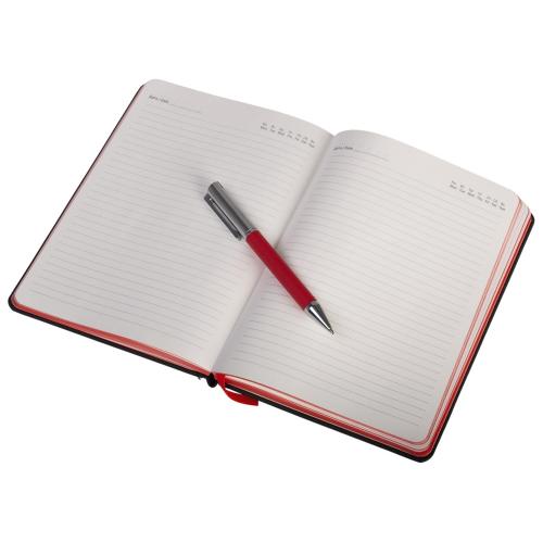 Бизнес блокнот Bossy с ручкой; - купить подарки с логотипом в Воронеже