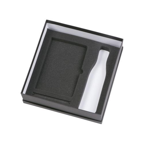 Подарочный набор с блокнотом С1, металлической ручкой и термобутылкой; - купить необычные сувениры в Воронеже