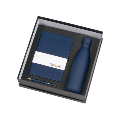 Подарочный набор с блокнотом С1, металлической ручкой и термобутылкой; - купить необычные подарки в Воронеже