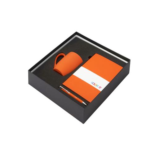 Подарочный набор с блокнотом С1, металлической ручкой и кружкой; - купить необычные подарки в Воронеже