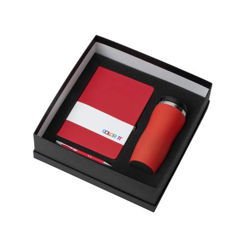 Подарочный набор с блокнотом С1, металлической ручкой и термокружкой; - купить необычные подарки в Воронеже