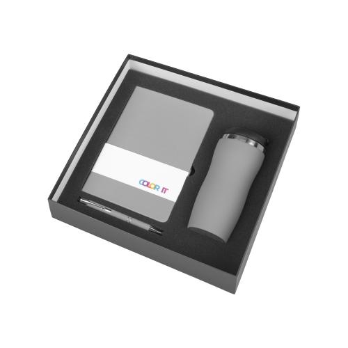 Подарочный набор с блокнотом С1, металлической ручкой и термокружкой; - купить необычные подарки в Воронеже