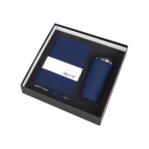 Подарочный набор с блокнотом С1, металлической ручкой и термокружкой; - купить необычные подарки в Воронеже