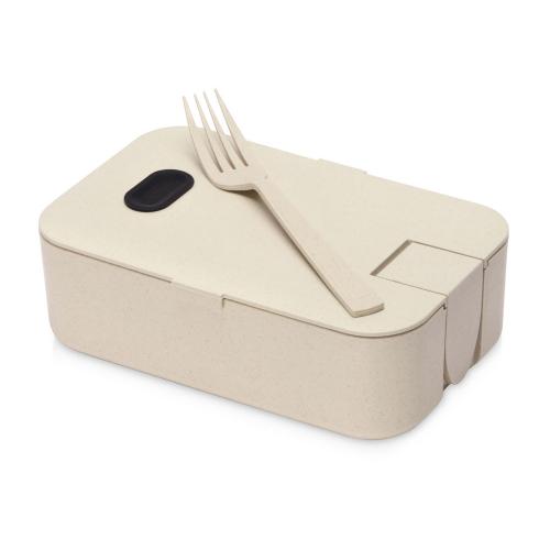 Подарочный набор с блокнотом, ручкой, ланчбоксом и бутылкой для воды Breaktime; - купить именные сувениры в Воронеже