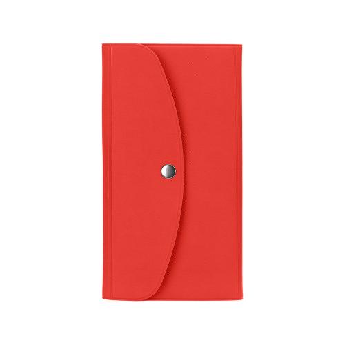 Органайзер для документов на кнопке с отделением для купюр и ручки, упаковка в индивидуальный пакет; - купить именные сувениры в Воронеже