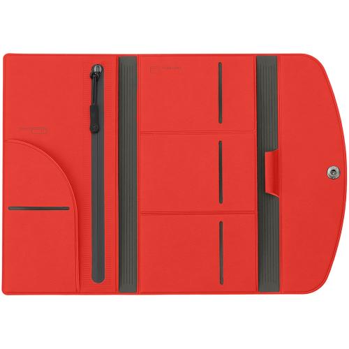 Органайзер для документов на кнопке с отделением для купюр и ручки, упаковка в индивидуальный пакет; - купить подарки с логотипом в Воронеже