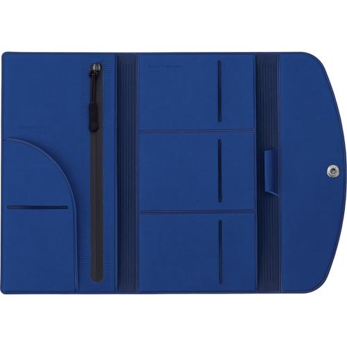 Органайзер для документов на кнопке с отделением для купюр и ручки, упаковка в индивидуальный пакет; - купить подарки с логотипом в Воронеже