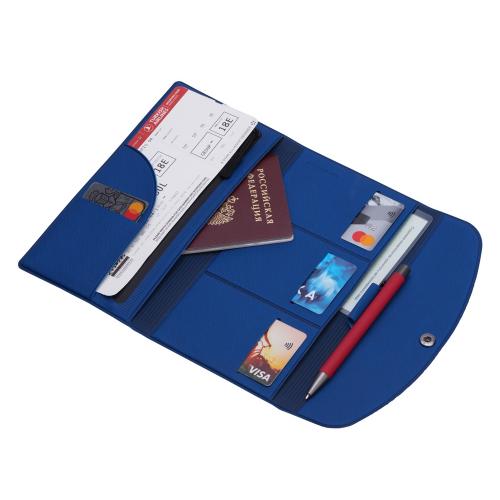 Органайзер для документов на кнопке с отделением для купюр и ручки, упаковка в индивидуальный пакет; - купить необычные подарки в Воронеже