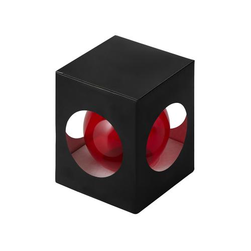 Стеклянный елочный шар Frozi, красный прозрачный; - купить необычные подарки в Воронеже