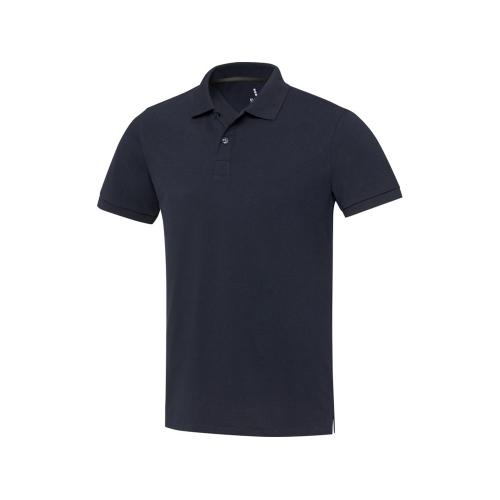 Emerald поло унисекс с коротким рукавом из переработанных материалов Aware™. - Нейви