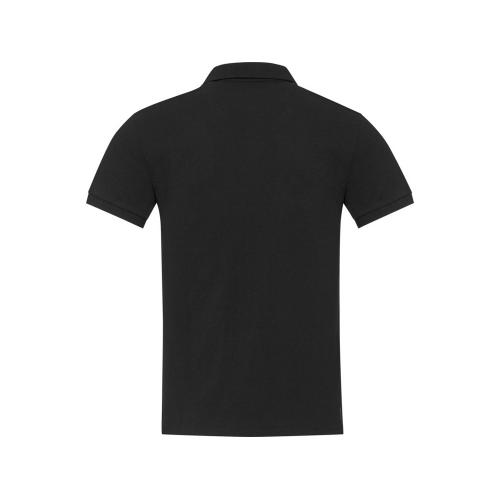 Emerald поло унисекс с коротким рукавом из переработанных материалов Aware™. - Черный; - купить необычные сувениры в Воронеже