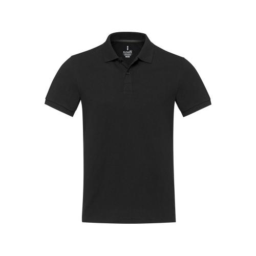 Emerald поло унисекс с коротким рукавом из переработанных материалов Aware™. - Черный; - купить необычные подарки в Воронеже