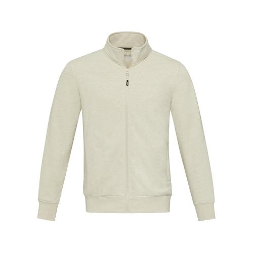 Galena унисекс-свитер с полноразмерной молнией из переработанных материалов Aware™  - Бежевый; - купить необычные подарки в Воронеже