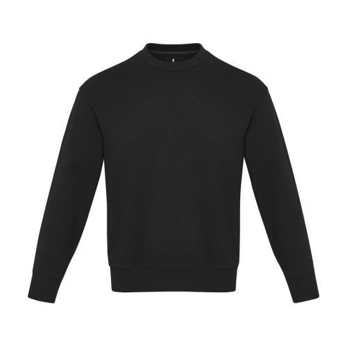 Jet унисекс Aware™ свитер с круглым вырезом из переработанных материалов - сплошной черный; - купить необычные подарки в Воронеже