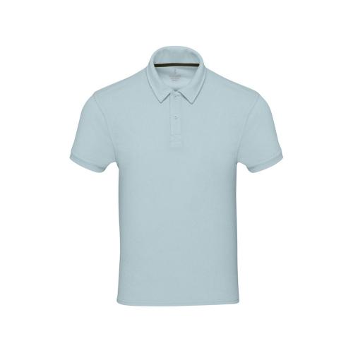 Рубашка поло унисекс Akoya из переработанного махрового материала - Cloud Blue; - купить необычные подарки в Воронеже