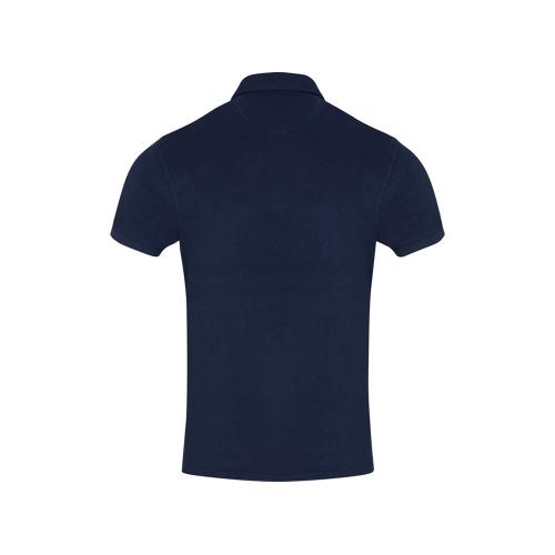 Рубашка поло унисекс Akoya из переработанного махрового материала - Темно - синий; - купить необычные сувениры в Воронеже