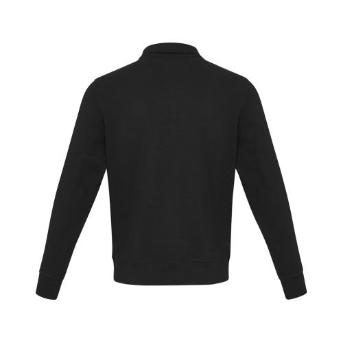 Tin унисекс-свитер с молнией из переработанных материалов Aware™ - сплошной черный; - купить необычные сувениры в Воронеже