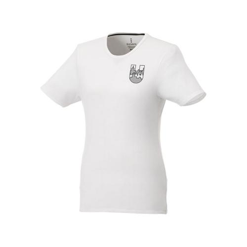 Женская футболка Balfour с коротким рукавом из органического материала; - купить именные сувениры в Воронеже