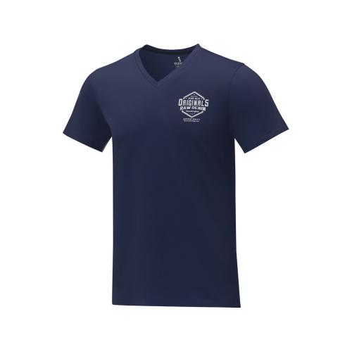 Somoto Мужская футболка с коротким рукавом и V-образным вырезом ; - купить именные сувениры в Воронеже